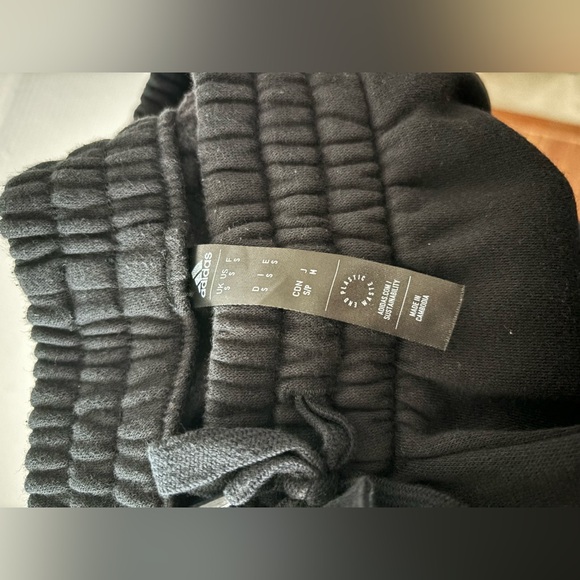 Mens Black Adidas Slim Fit Sweat Pants Sz Small - Picture 4 of 4